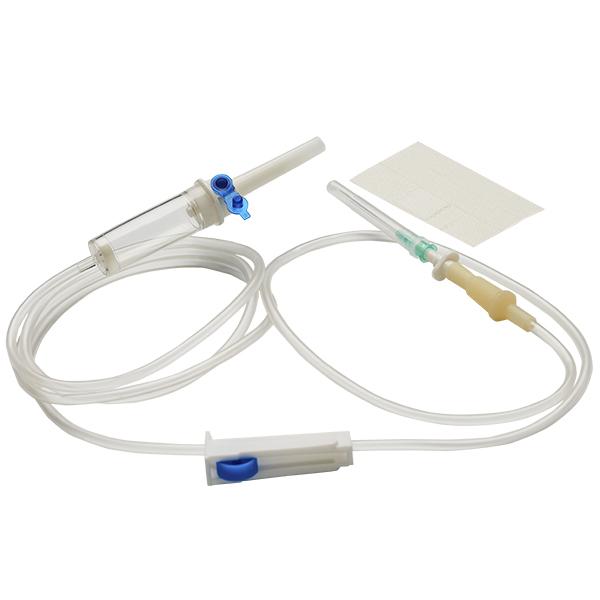 Система для внутрішньовенного вливання інфузійних розчинів «VK RELIFE» (з пластиковою голкою)